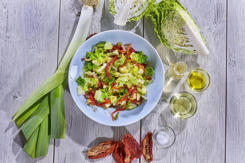 Gebratener Wirsingsalat 