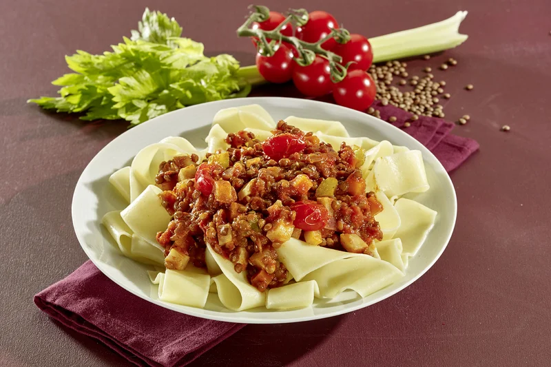 Linsen-Bolognese