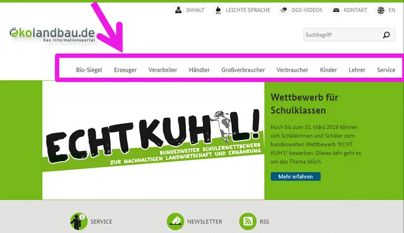 Hauptnavigation
