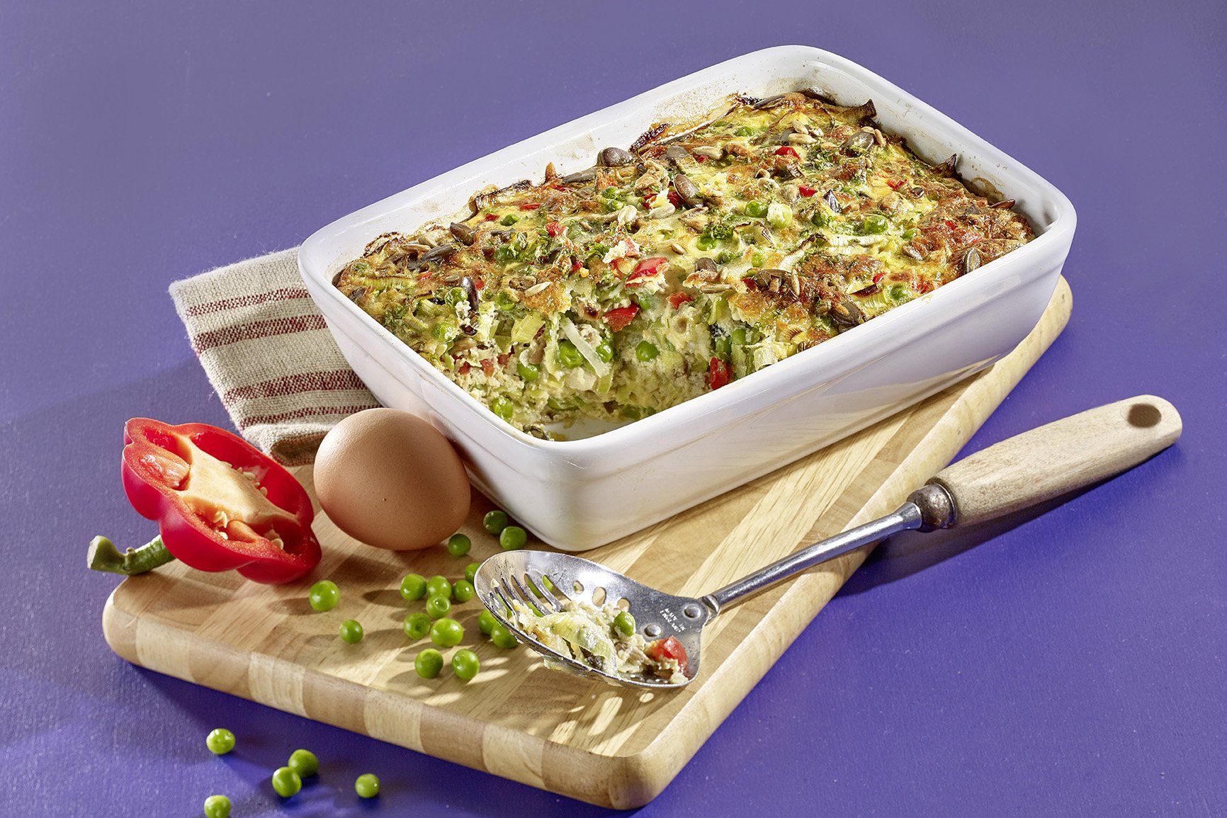 Erbsen-Frittata