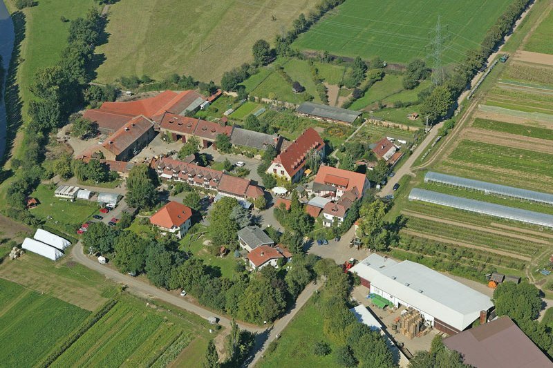 Luftbild des Dottenfelder Hofes