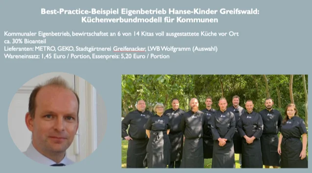 Best-Practice-Beispiel Eigenbetrieb Hanse-Kinder Greifswald: Küchenverbundmodell für Kommunen