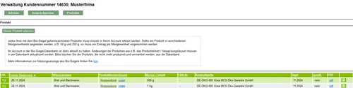 Database form
