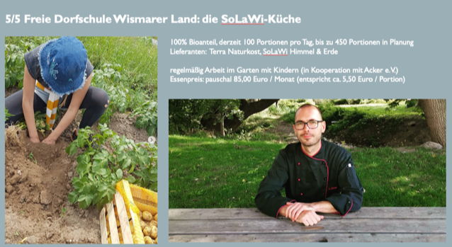 Freie Dorfschule Wismarer Land: die SoLaWi-Küche 