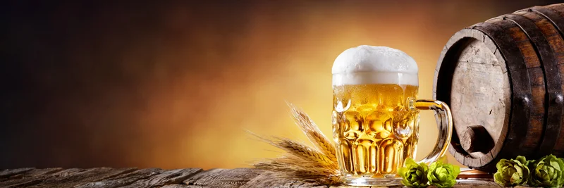 Bier im Glas.