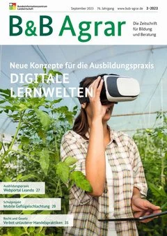 Deckblatt der Zeitschrift B&B agrar
