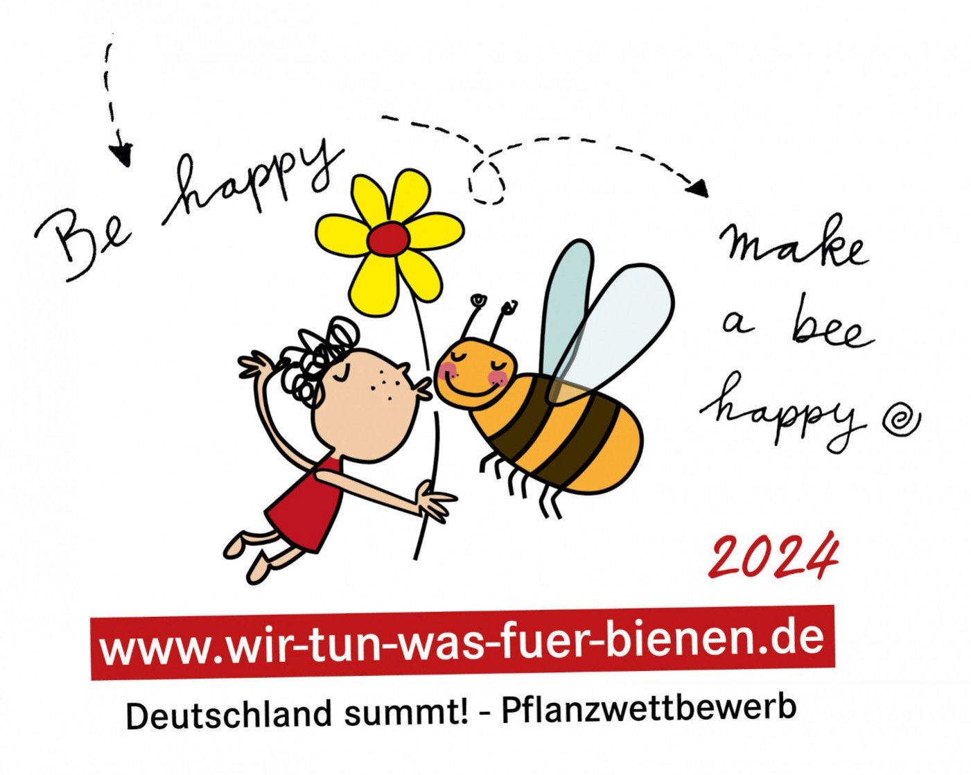 Logo des Deutschland summt!-Pflanzwettbewerbs 2024