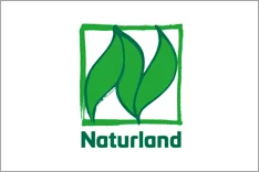 Logo Naturland. Klick führt zu Großansicht in neuem Fenster