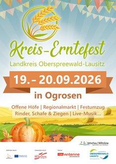 Plakat zum Kreis-Erntefest.