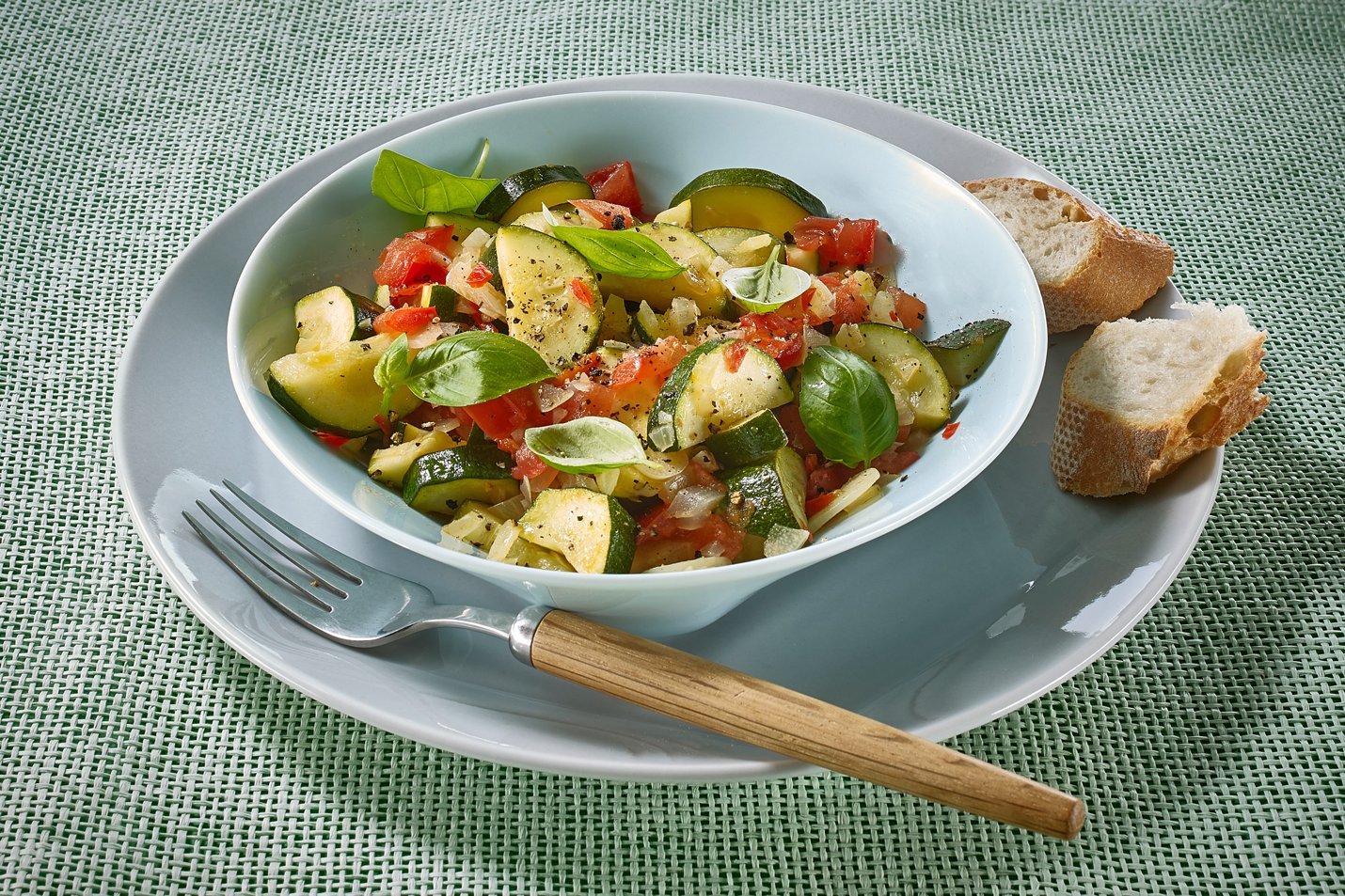 Pikantes Zucchini-Gemüse 