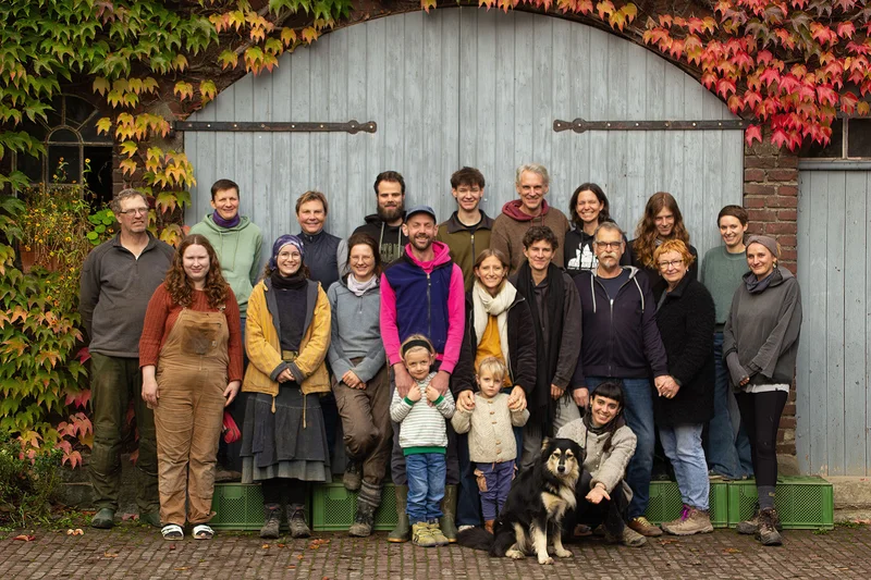 Gruppenfoto: Das Hofteam