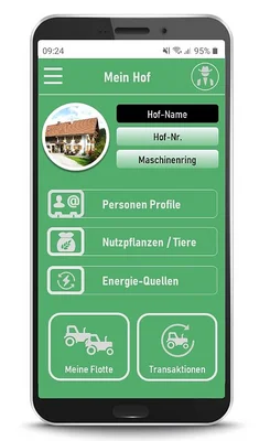 App Oberfläche Daten. Klick führt zu Großansicht im neuen Fenster.