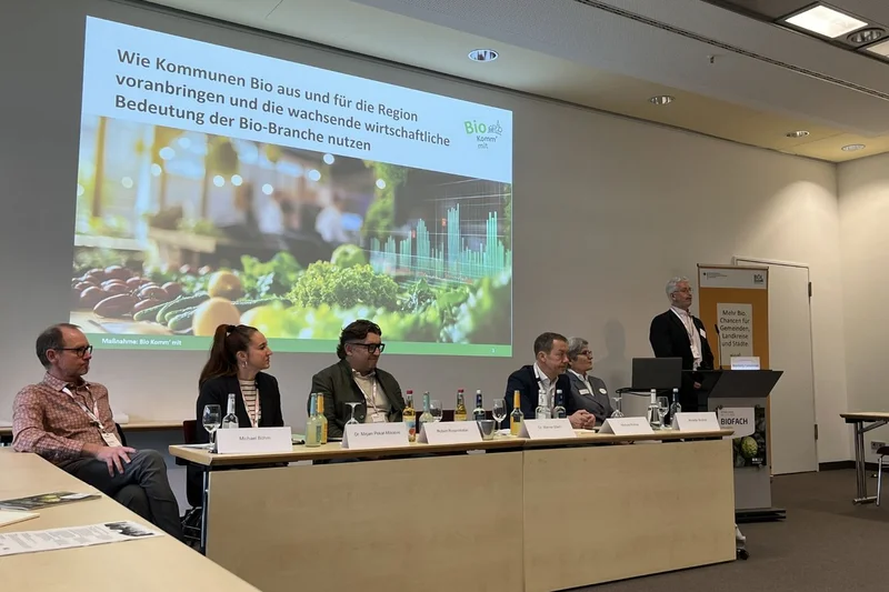 Veranstaltung im Rahmen der Initiative "Bio komm' mit" auf der Biofach.