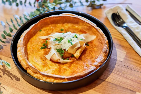 Dutch Baby mit Zwetschgenröster