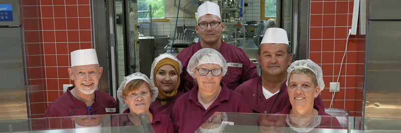 Kantinen-Team-Gruppenfoto