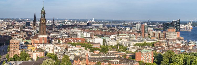 Panorama Hamburg.