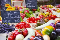 Bio-AHV-Markt in Frankreich