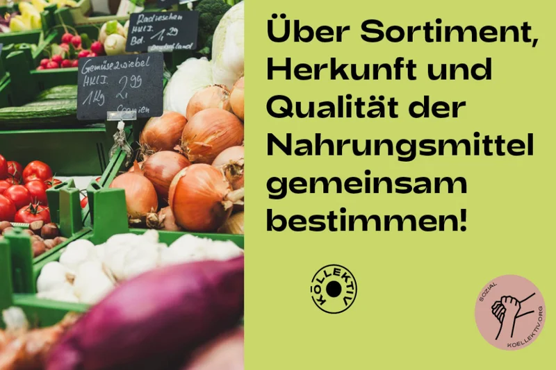 Motto der Genossenschaft Köllektiv. Klick führt zu Großansicht.