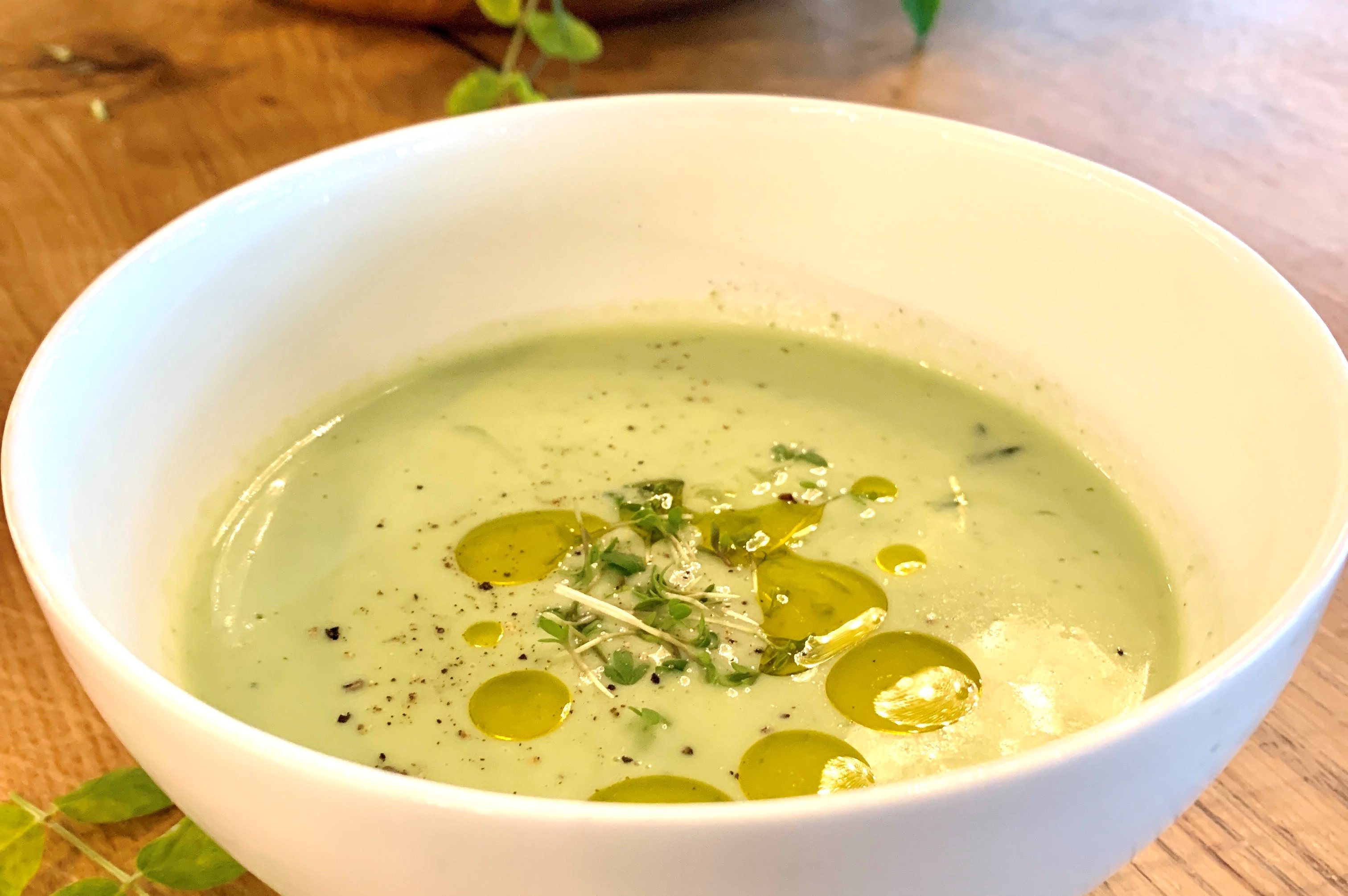 Kalte Gurken-Joghurt-Suppe 