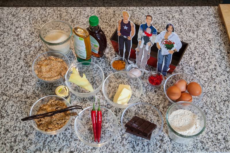 Zutaten für Schokoladencreme
