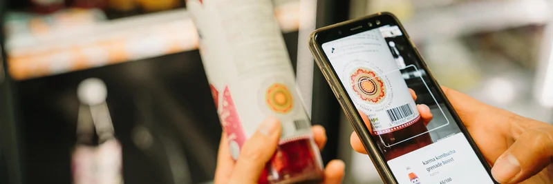 Barcode Scannen auf Lebensmittel