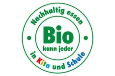 Bio Kann jeder Logo Ausschreibung: „Bio kann jeder – nachhaltig essen in Kita und Schule“