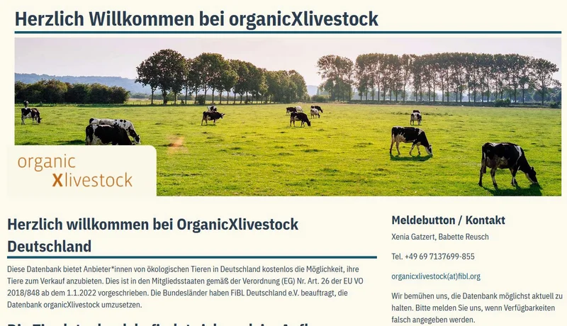 Datenbank für ökologische Tiere