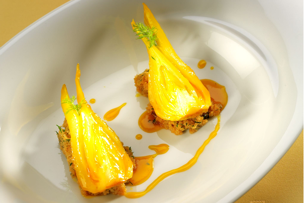 Geschmorter Orangen-Fenchel mit Amaranth