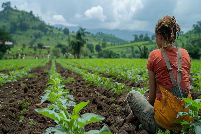 Farmerin in Afrika. Foto: Slow Food International