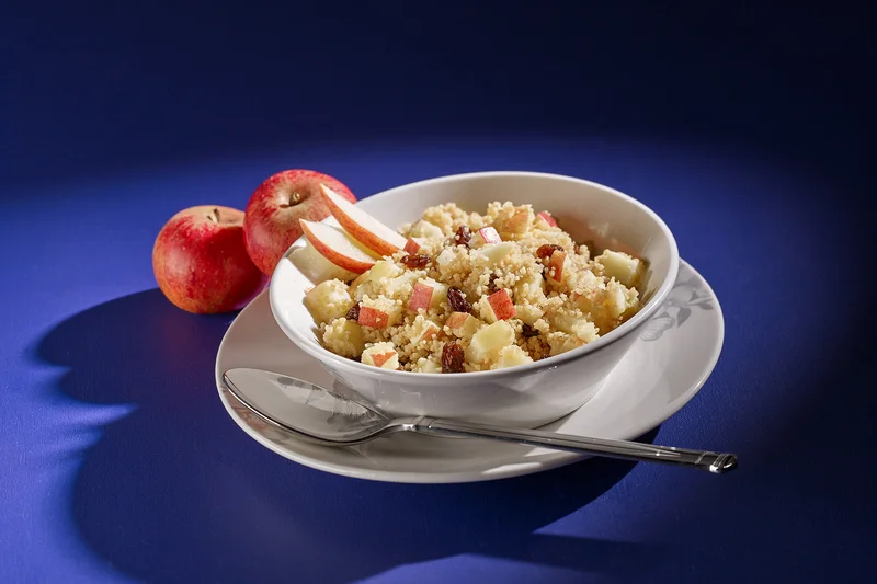 Apfel-Rosinen-Couscous