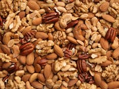 Nüsse in der Bio-Lebensmittelverarbeitung