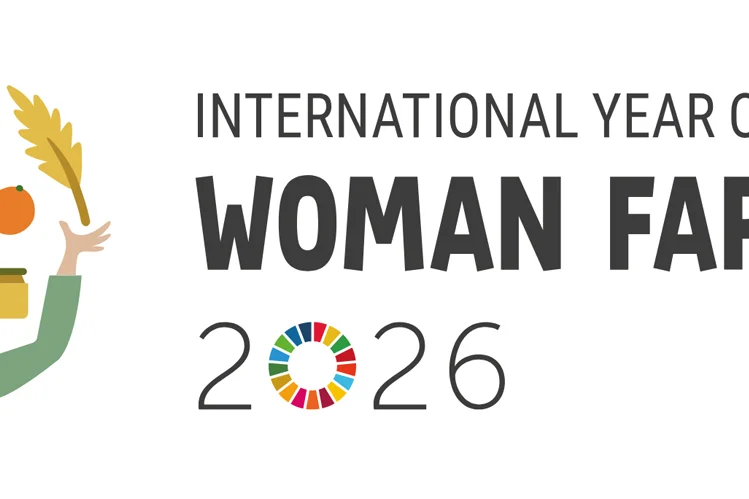 Logo International Year of the Woman Farmer.