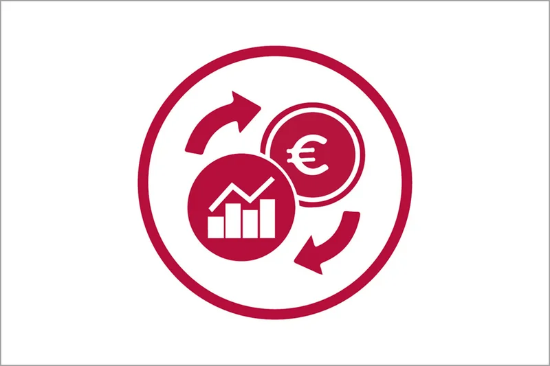 Icon Forschungsbereich Ökonomie