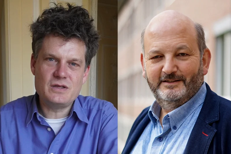 Jürn Sanders und Nicolas Lampkin. Klick führt zu Großansicht in einer Lightbox. Zum Schließen der Lightbox ESC drücken.