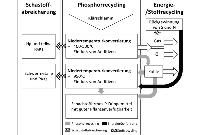 Grafik des Prozess-Schemas und der Ziele des Projekts. Klick führt zu Großansicht im neuen Fenster.