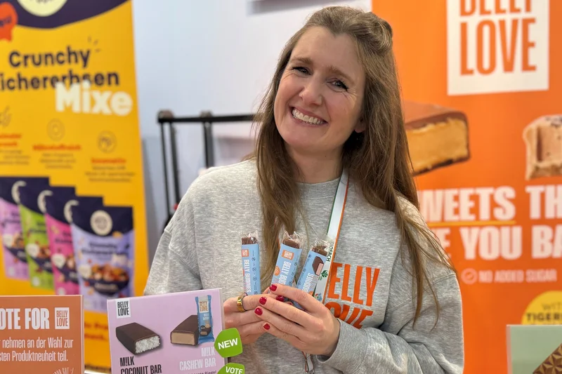 Jessica Sorgenfrei mit ballaststoffreichen Riegeln