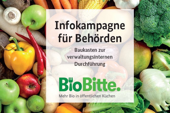 Cover Broschüre BioBitte - Infokampagne für Behörden