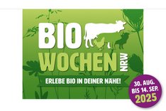 Logo der Biowochen NRW 2025