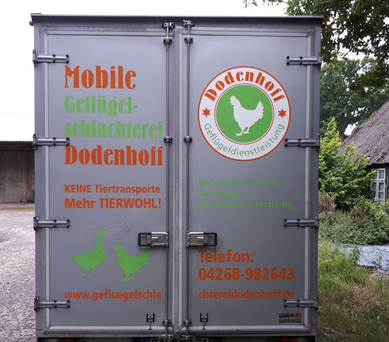 Schlachtanhänger