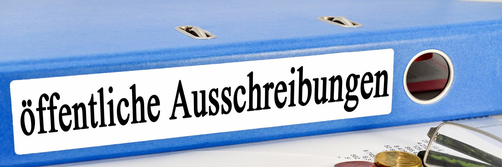 Ordnerrücken: Öffentliche Ausschreibungen