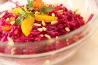 Rotkraut-Orangensalat