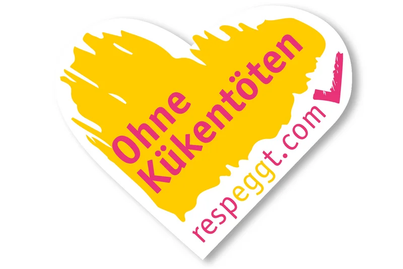 Label Ohne Kükentöten. Klick führt zu Großansicht in neuem Fenster.
