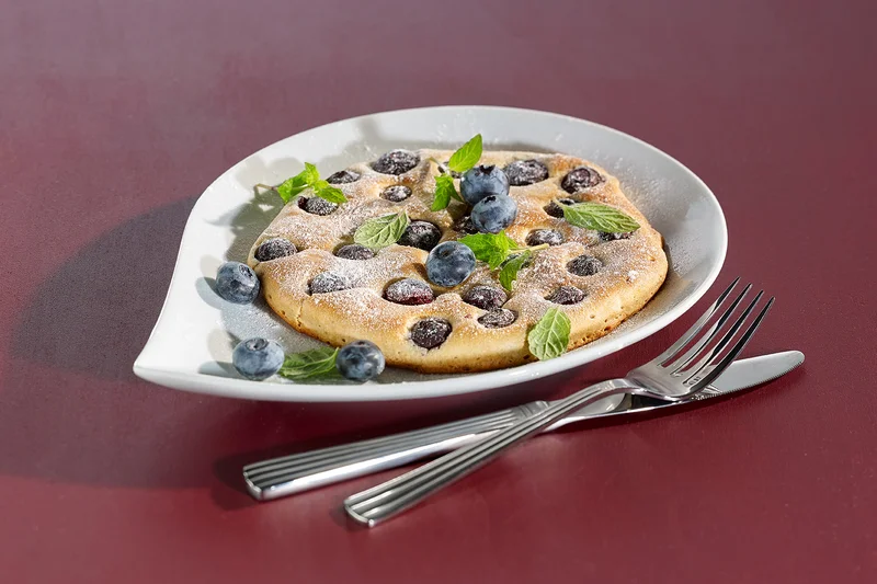 Buchweizen-Heidelbeer-Pfannkuchen