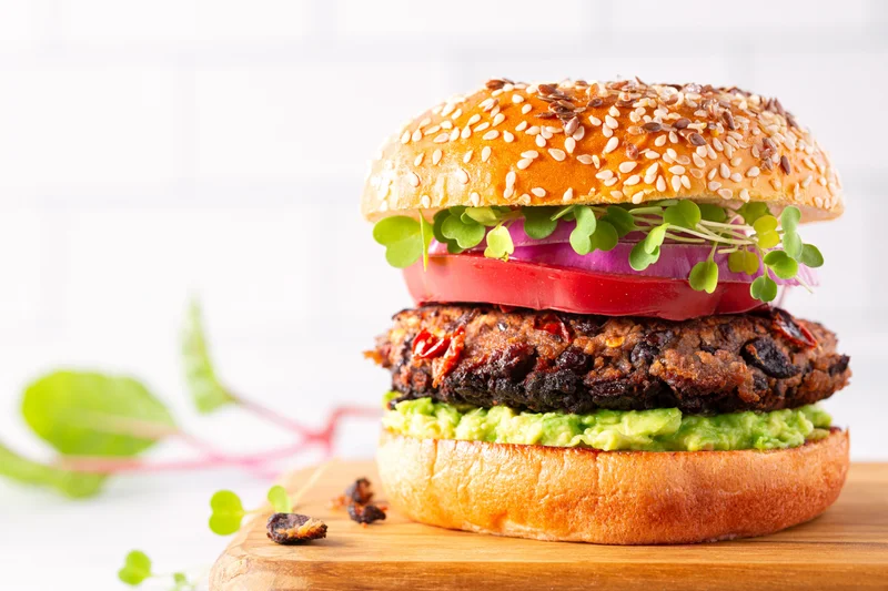 Veganer Burger
