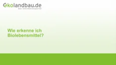 Wie erkenne ich Biolebensmittel?