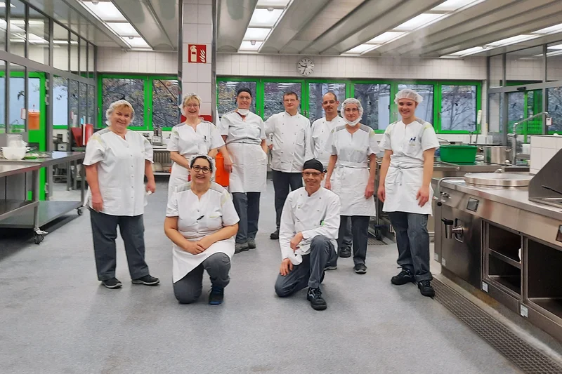 Gruppenfoto Küchenteam.
