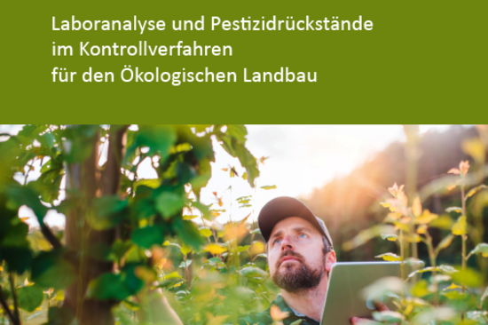 Cover Manual Laboranalyse und Pestizidrückstände.