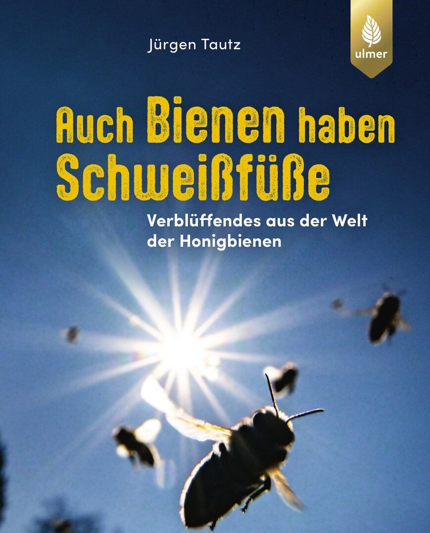 Buchcover Auch Bienen haben Schweißfüße.Klick führt zu Großansicht in neuem Fenster.