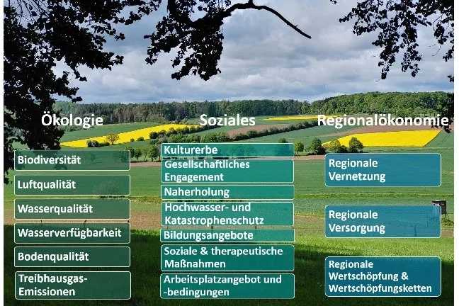 Grafik zu den Betrieblich und regional erfassbaren regiosöl-Kriterien. Klick führt zu Großansicht in einer Lightbox. Zum Schließen der Lightbox ESC drücken.