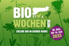 Logo der BioWochen NRW 2025. Klick führt zu Großansicht.